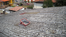 Vista tetto porzione laterale
