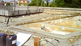 Rimozione copertura in cemento amianto