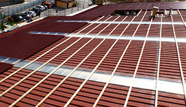 Lastre metalliche per posa fotovoltaico