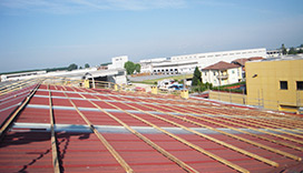 Lastre metalliche per posa fotovoltaico