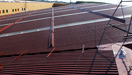 Lastre metalliche per posa fotovoltaico