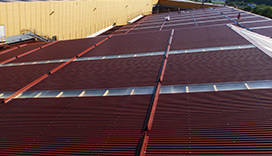 Lastre metalliche per posa fotovoltaico