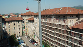 Preparazione cantiere opere protezione anticaduta